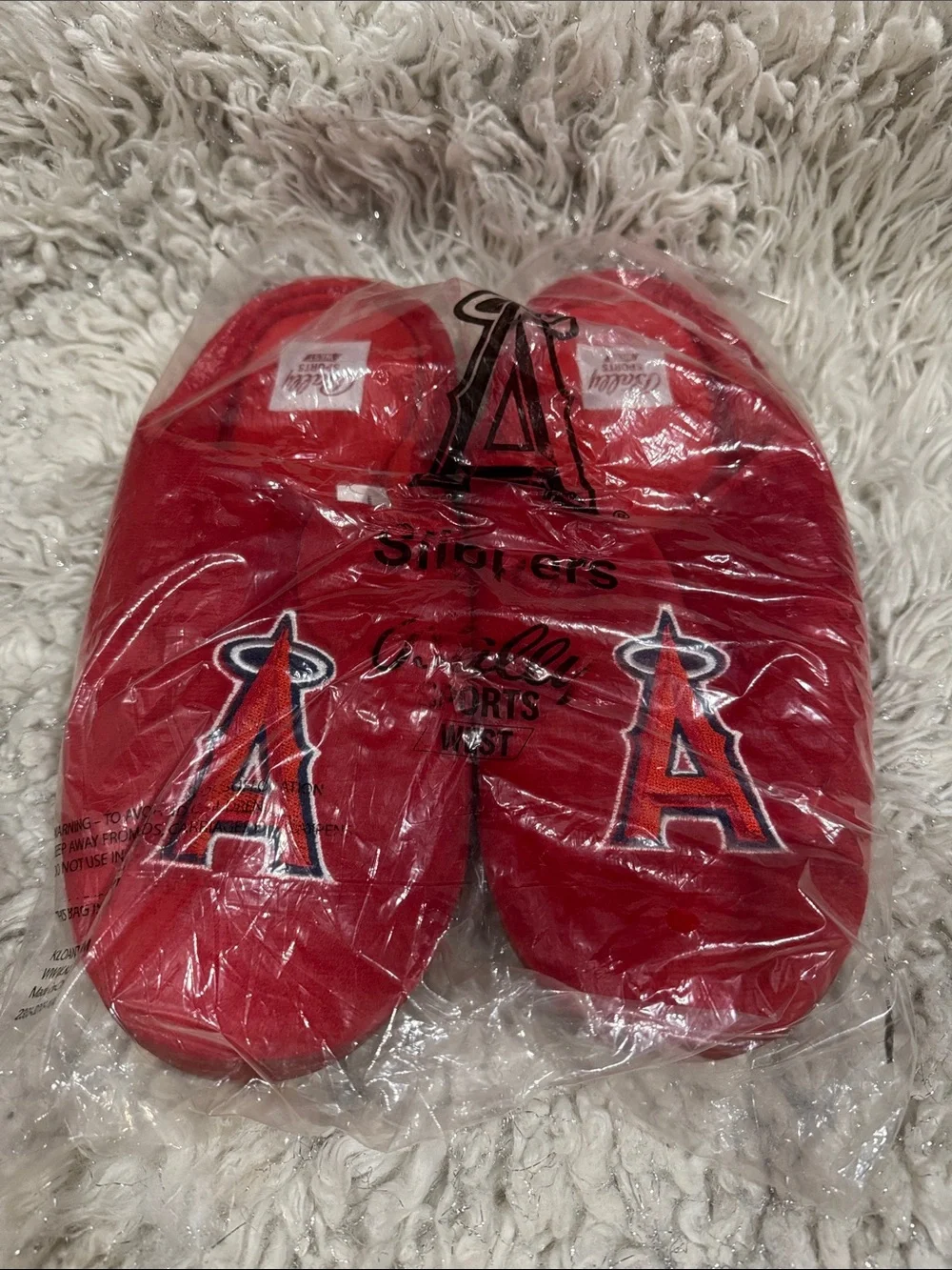 Angels Red Logo Slip-On Loafers